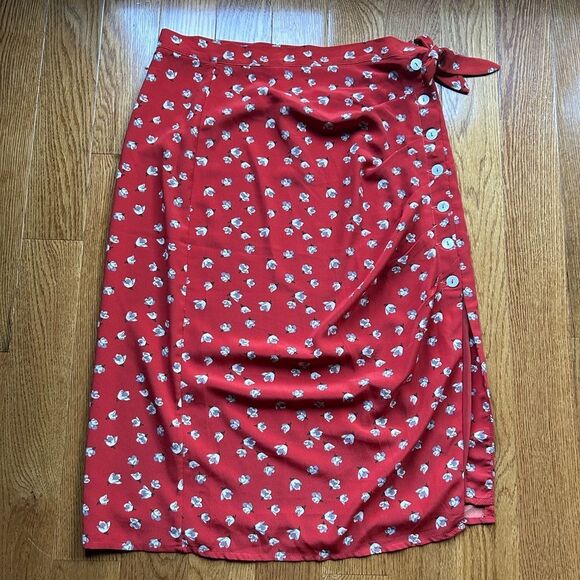 Heartloom Malia skirt - red midi skirt - Picture 5 of 8